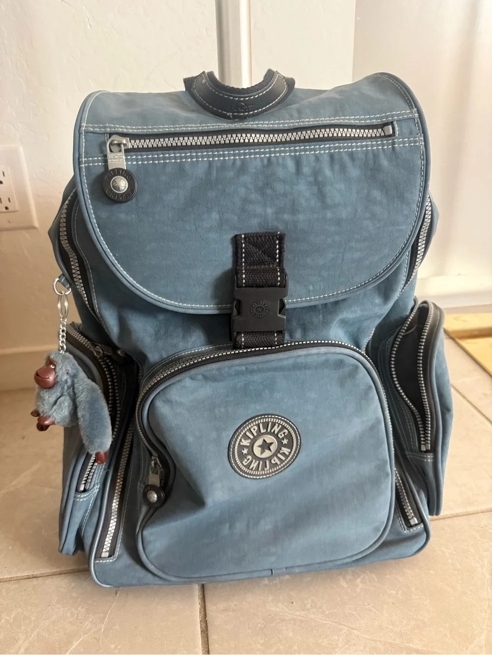 Kipling Rolling Backpack- Wheeled traveling backpack